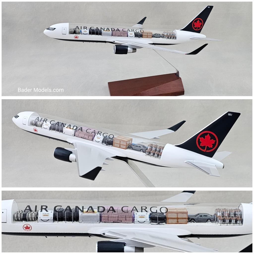 CLEARANCE - Air Canada Cargo - B767-300F - (1:144) - 180° Clear Top